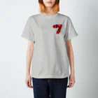 たはらともみのえんぎものすうじ　７　あかべこ Regular Fit T-Shirt