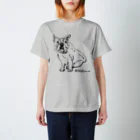 まるよし絵画教室のブルドック Regular Fit T-Shirt