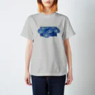 Fujioka_shopの青い花 スタンダードTシャツ