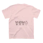 ♡enacoco♡のバックにふんわり女子 スタンダードTシャツの裏面