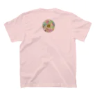 WAMI ARTのヲシテ文字『アウワ』 スタンダードTシャツの裏面