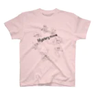 deepsterのミステリームーヴ（淡色） スタンダードTシャツ