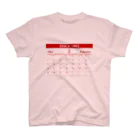 moimoi365／誕生日カレンダーアイテム専門店の1962年2月生まれ(昭和37年)　生年月カレンダー 還暦祝い Regular Fit T-Shirt