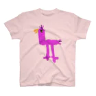 konthubasaのpinkバードくん Regular Fit T-Shirt