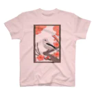 Red & Brack の梅に島柄長(透) Regular Fit T-Shirt