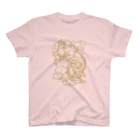 Metime Designs ☆ みぃたいむデザインの風猫⚡雷猫〈線画ver.〉 Regular Fit T-Shirt