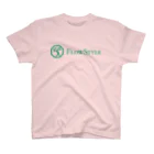 DISHINOBI HARDCORE WORKS.のFlowStyle 横ロゴ Regular Fit T-Shirt