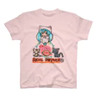 miku'ꜱGallery星猫のソーシャルディスタンス✨mikuと愛猫「2mはなれてにゃ SOCIAL DISTANCE」メッセージイラスト Regular Fit T-Shirt