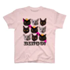 くろねこしろねこのねこビンゴ！ Regular Fit T-Shirt