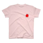 egocoro-nashiの真っ赤なりんご🍎 スタンダードTシャツ