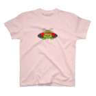 🐸かえるさんと仲間たち🐸の穴に入りたいかえるさん スタンダードTシャツ