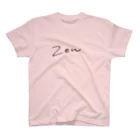 【公式】天城温泉 禅の湯　の(表)zen・(裏)アレンジ観音様 スタンダードTシャツ