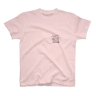 shimanoの桃の匂いを発するくまのTシャツ スタンダードTシャツ