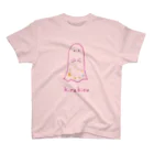 ぬんぬんの部屋のピンクのキラキラオバケ スタンダードTシャツ