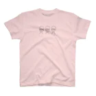 pino子 shopの眠そうな眼鏡の男の子(3人) Regular Fit T-Shirt