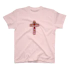 Merry Roseのハート豪華な十字架 Regular Fit T-Shirt