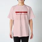 moimoi365／誕生日カレンダーアイテム専門店の1962年2月生まれ(昭和37年)　生年月カレンダー 還暦祝い Regular Fit T-Shirt