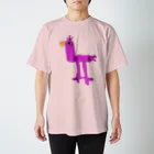 konthubasaのpinkバードくん スタンダードTシャツ