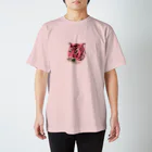 poriporiのpink虎 スタンダードTシャツ