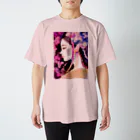 TRIPRATENSEの桃色の華 Regular Fit T-Shirt