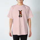 動物好きのチルロン　カンガルー(背景なし) スタンダードTシャツ