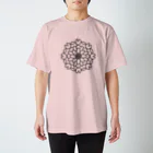 ARIGATOU-81のMANDALA •3• (B) スタンダードTシャツ