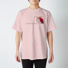 しまのなかまfromIRIOMOTEのSLOWDOWNアカショウビン（透過文字） Regular Fit T-Shirt