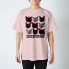 くろねこしろねこのねこビンゴ！ スタンダードTシャツ