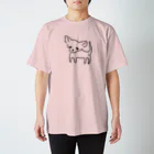 akane_art（茜音工房）のゆるチワワ（クリア） Regular Fit T-Shirt