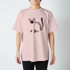 喫茶・シャム猫のすりガラス越しのシャム猫 Regular Fit T-Shirt