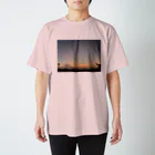 ＋nyaw colorsの朝焼けと薔薇と Regular Fit T-Shirt