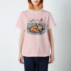 ねこてぃーしゃつ特集のおひるねねこ スタンダードTシャツ