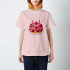 mayumayu-の🍓いちごケーキ🍰 スタンダードTシャツ