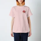 SCHINAKO'Sの桃とうさぎさん（ふわふわ） Regular Fit T-Shirt