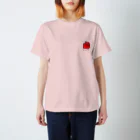 egocoro-nashiの真っ赤なりんご🍎 スタンダードTシャツ