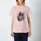 猫カフェラグドール（大阪難波）の猫カフェラグドールきすflower Regular Fit T-Shirt