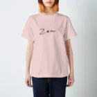 【公式】天城温泉 禅の湯　の(表)zen・(裏)アレンジ観音様 スタンダードTシャツ