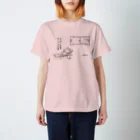 猫とネコ犬のねこさまの夏2021(淡色Tシャツ) スタンダードTシャツ