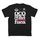 U-WORXのOCO SPICY CURRY LOVES fuca スタンダードTシャツの裏面