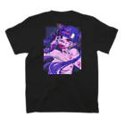 牛乳屋さんの蛇舌と煙草T<黒> スタンダードTシャツの裏面