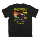 HAJIME73のHACHIOJI STRUT スタンダードTシャツの裏面