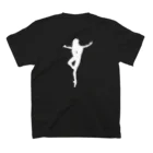 Ayano Ballet Studio 〜passé〜　アヤノバレエスタジオパッセのnew BLACK ロゴ スタンダードTシャツの裏面