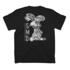 SMD Factoryのメカリーゼントうさぎ 白 スタンダードTシャツの裏面