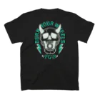 ラッキークライミングマンの FIXED GEAR BLUES / BURN YOUR WHEELS Regular Fit T-Shirtの裏面