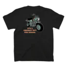 mayon's animal shopのバイクTシャツ　レトロなダックス（濃色） Regular Fit T-Shirtの裏面