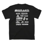 SoySauceMANのMIRAKO.公式アイテム第１弾 Regular Fit T-Shirtの裏面