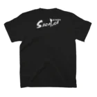 ナマズマニアの白文字　バックプリント スタンダードTシャツの裏面