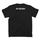 HI-IZURUの前ガオーTシャツ（ブラック専用） Regular Fit T-Shirtの裏面