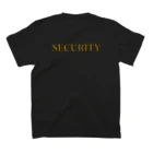 マニア堂のSECURITY Tシャツ スタンダードTシャツの裏面