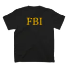 マニア堂のFBI Tシャツ スタンダードTシャツの裏面